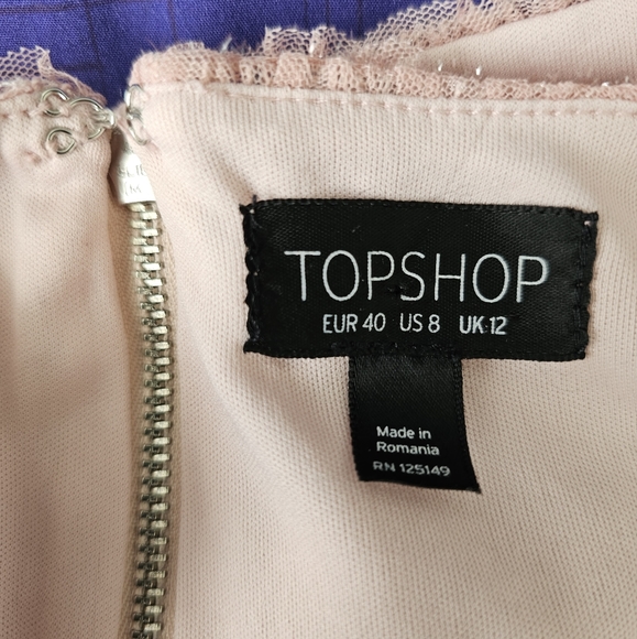 Topshop Pink crop top, US 8 - Picture 3 of 3